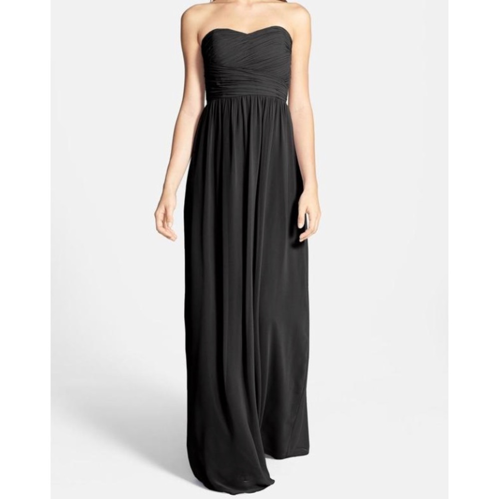 Donna Morgan long Strapless dress